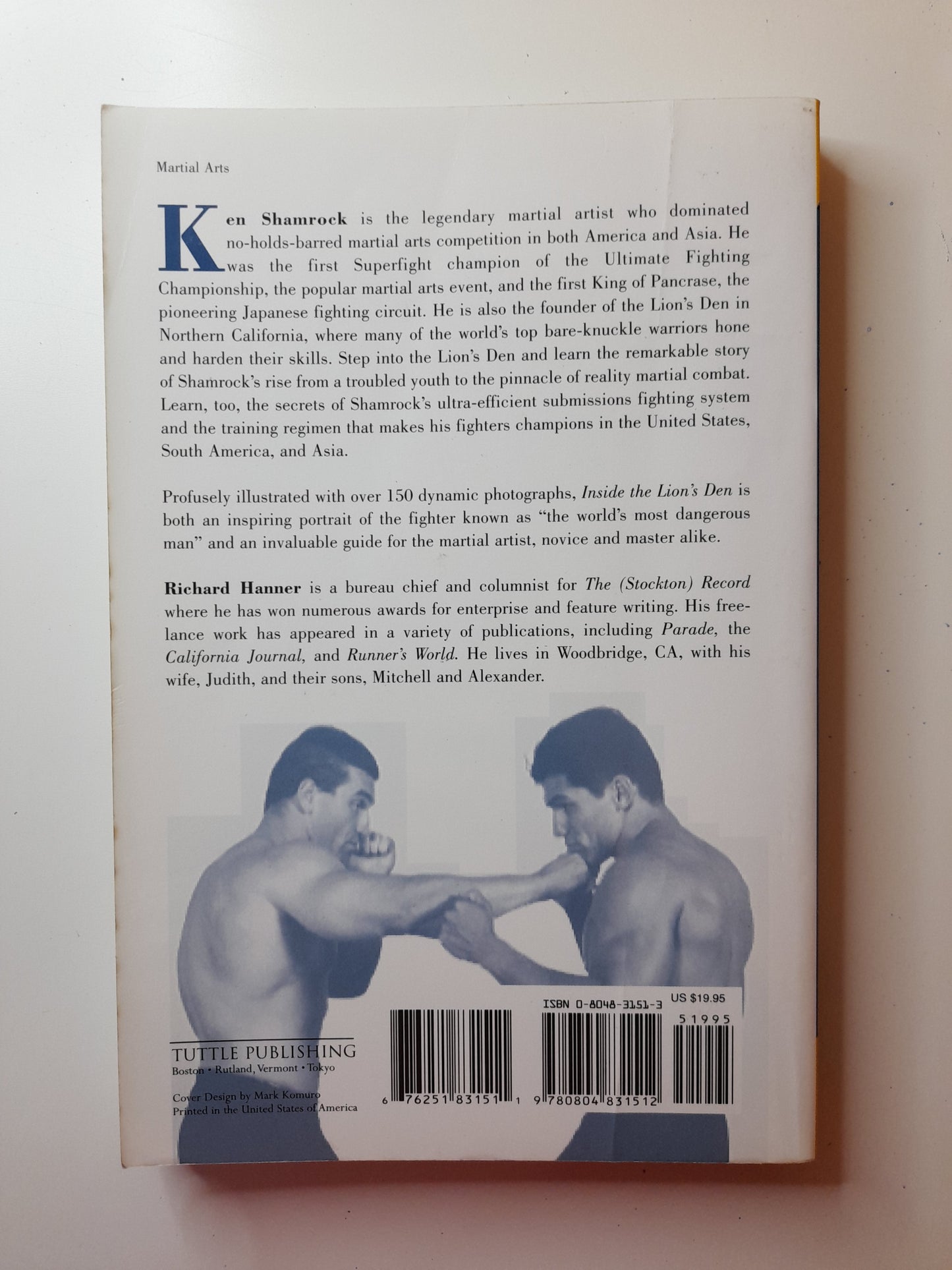 Ken Shamrock - Inside the Lion's Den (1998) - Softcover Book