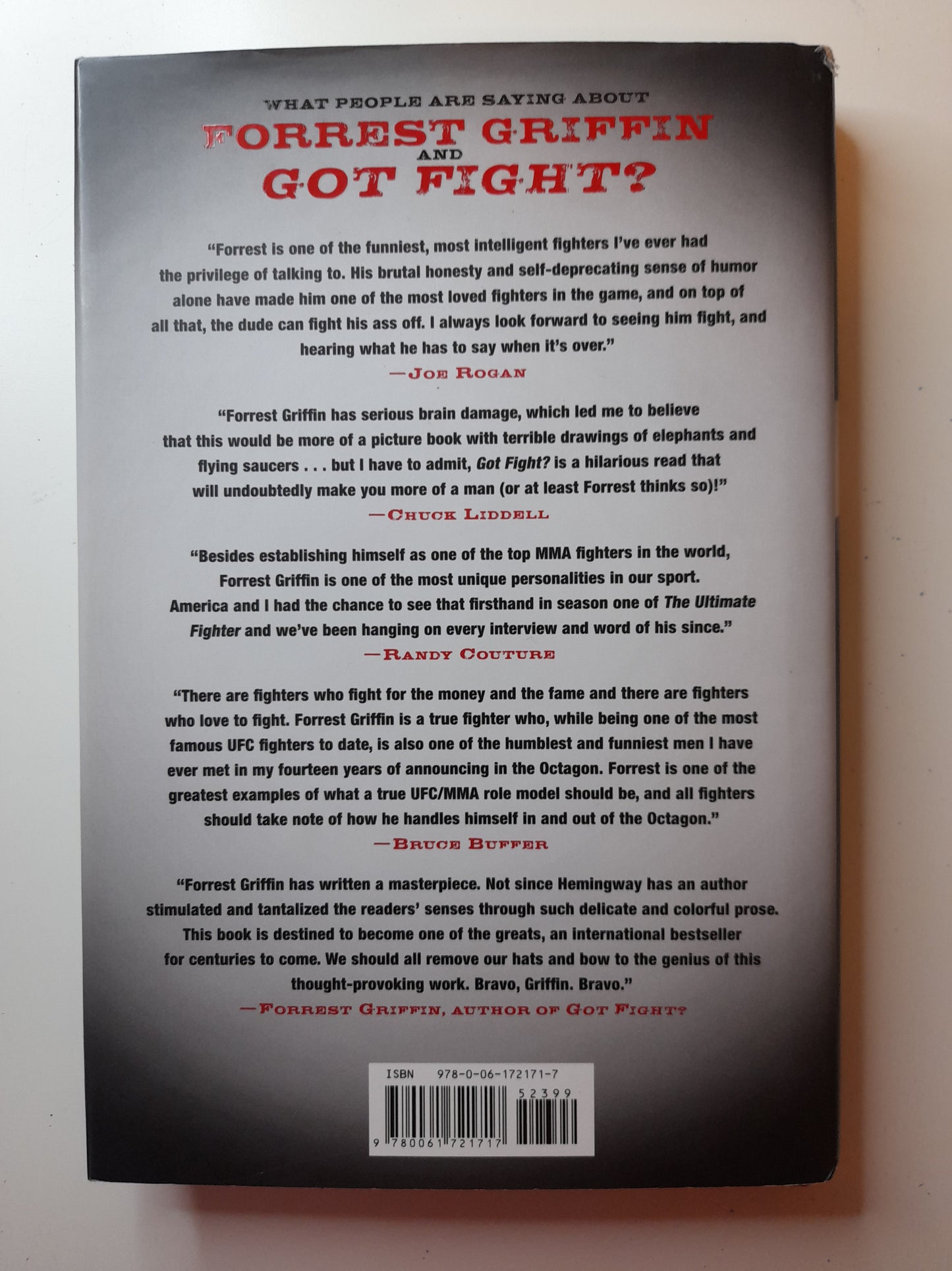 Forrest Griffin - Got Fight? (2009) - Hardcover Book