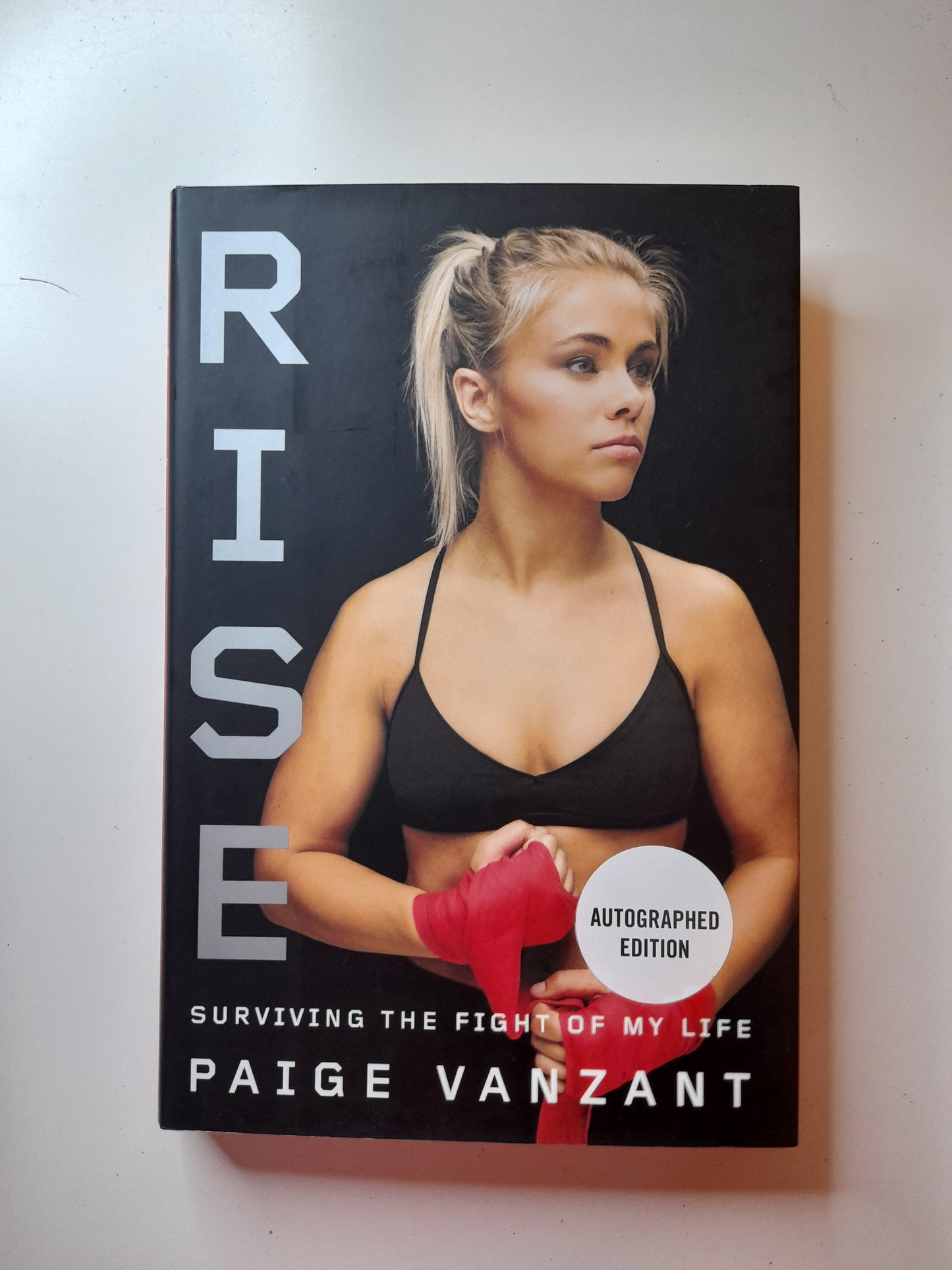 Paige VanZant - Rise (2018) - Hardcover Book [AUTOGRAPHED]