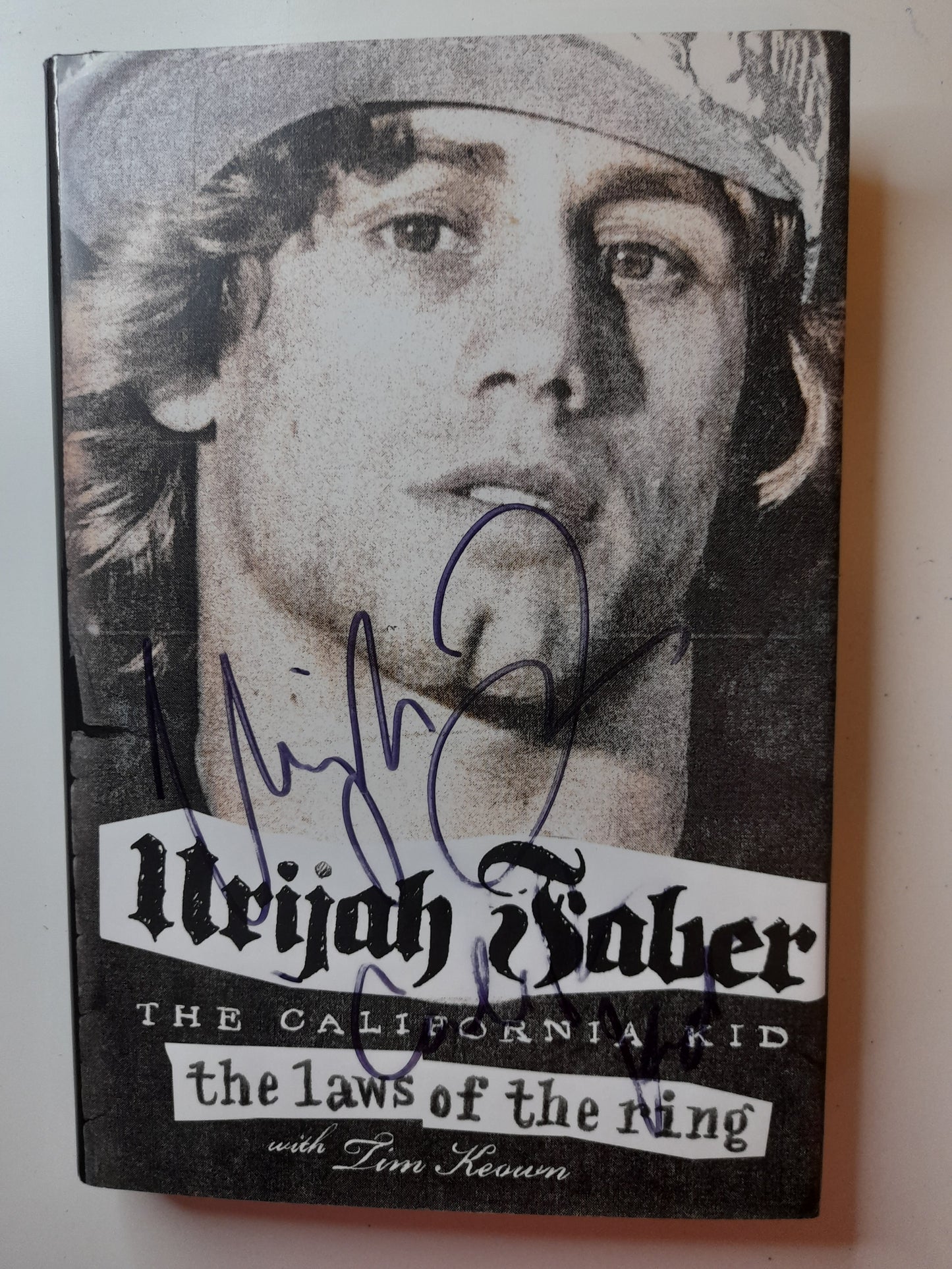 Urijah Faber - The Laws of the Ring (2012) - Hardcover Book [AUTOGRAPHED]