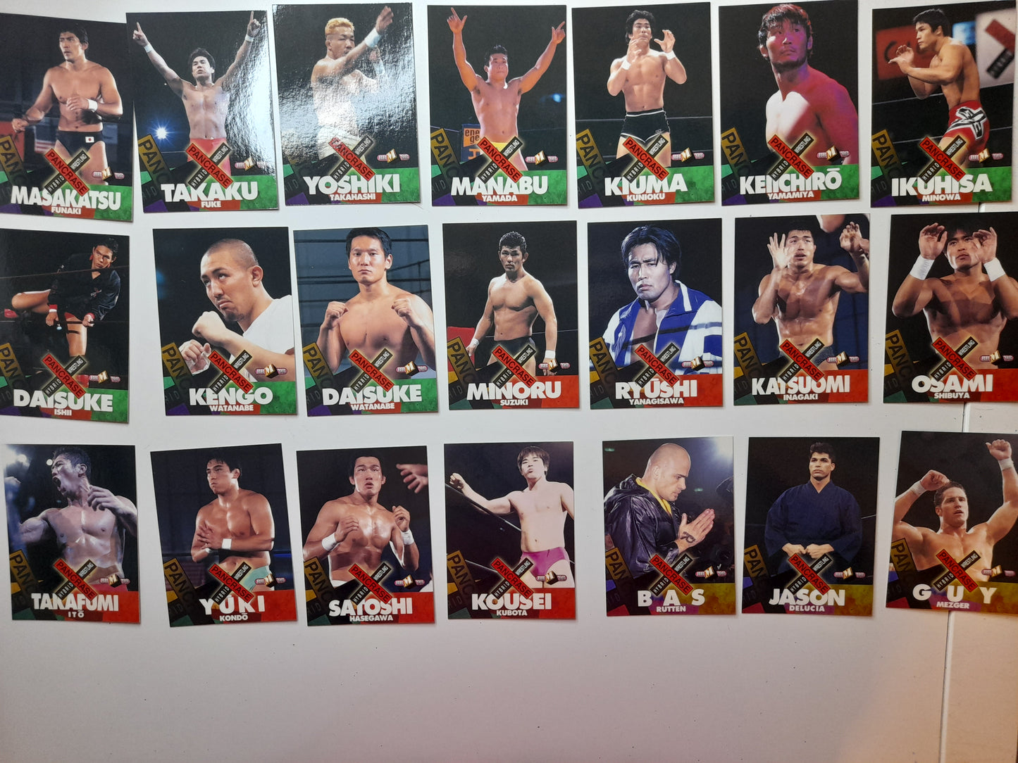 Pancrase Complete Base Set - Limited Edition Advance Box - Pancrase 1998 BBM Official Trading Card Set