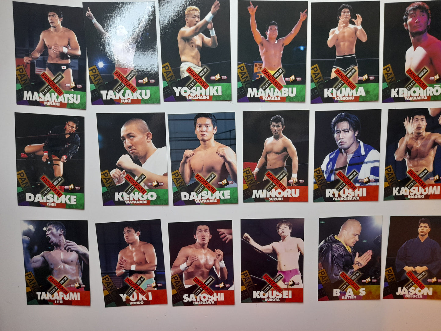 Pancrase Complete Base Set - Limited Edition Advance Box - Pancrase 1998 BBM Official Trading Card Set