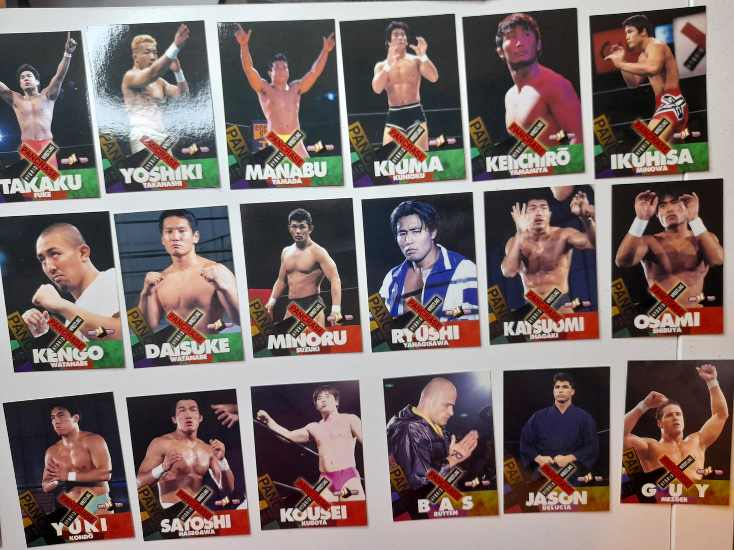 Pancrase Complete Base Set - Limited Edition Advance Box - Pancrase 1998 BBM Official Trading Card Set