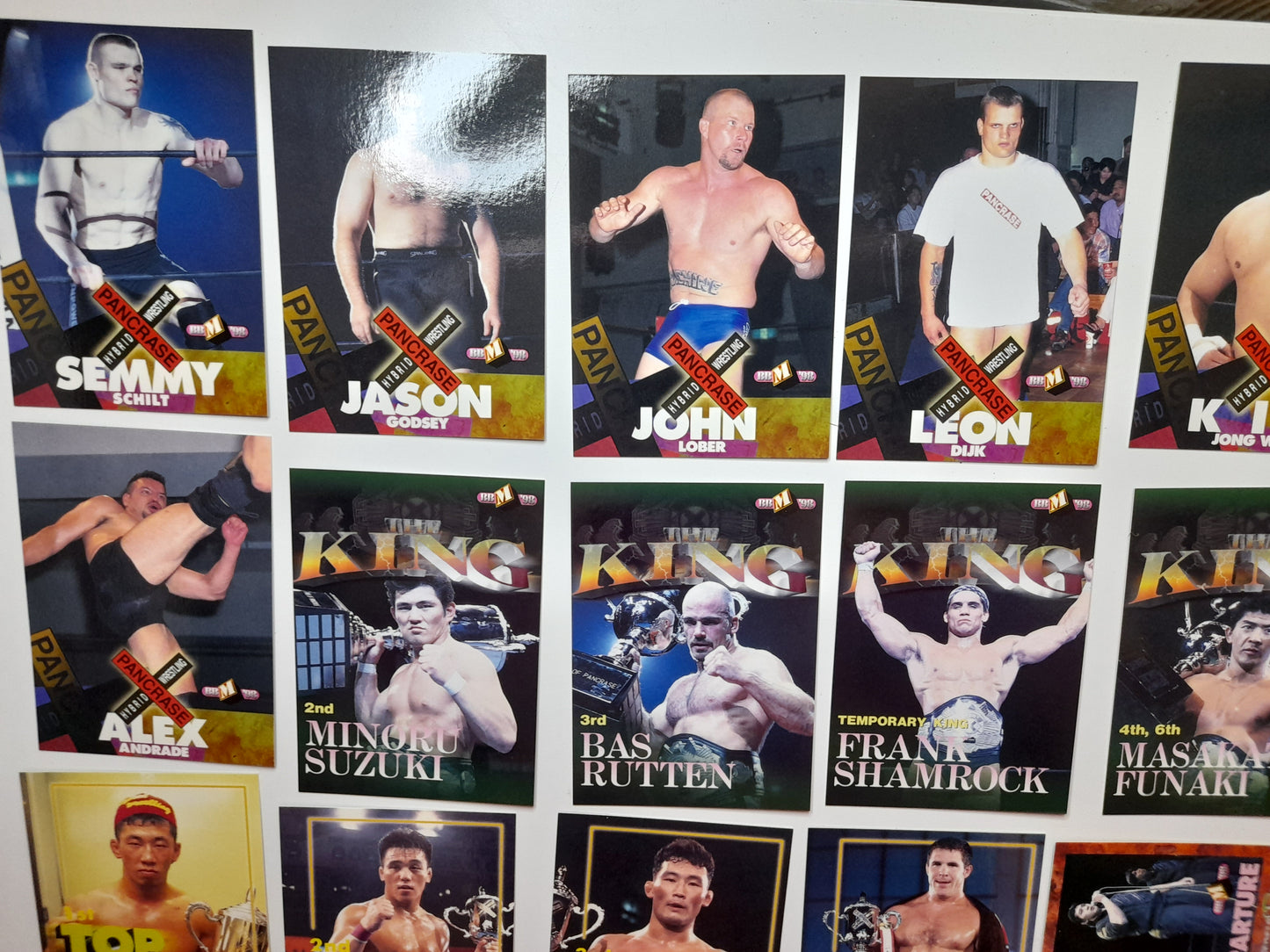 Pancrase Complete Base Set - Limited Edition Advance Box - Pancrase 1998 BBM Official Trading Card Set