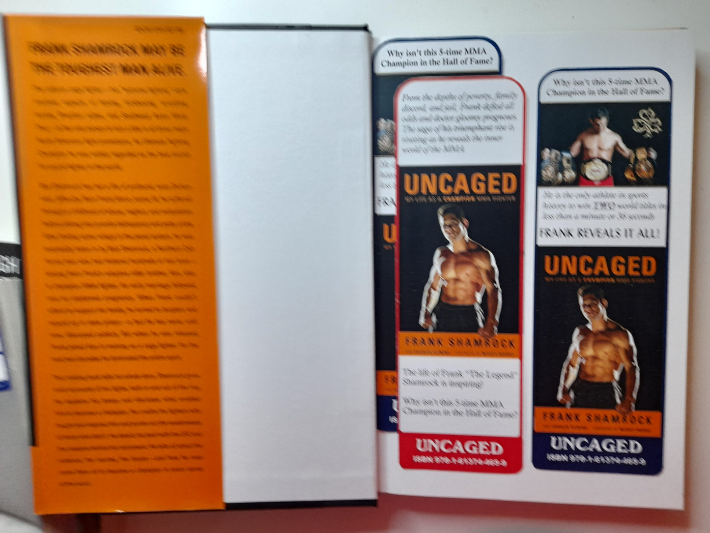 Frank Shamrock - Uncaged (2012) - Hardcover Book [AUTOGRAPHED]