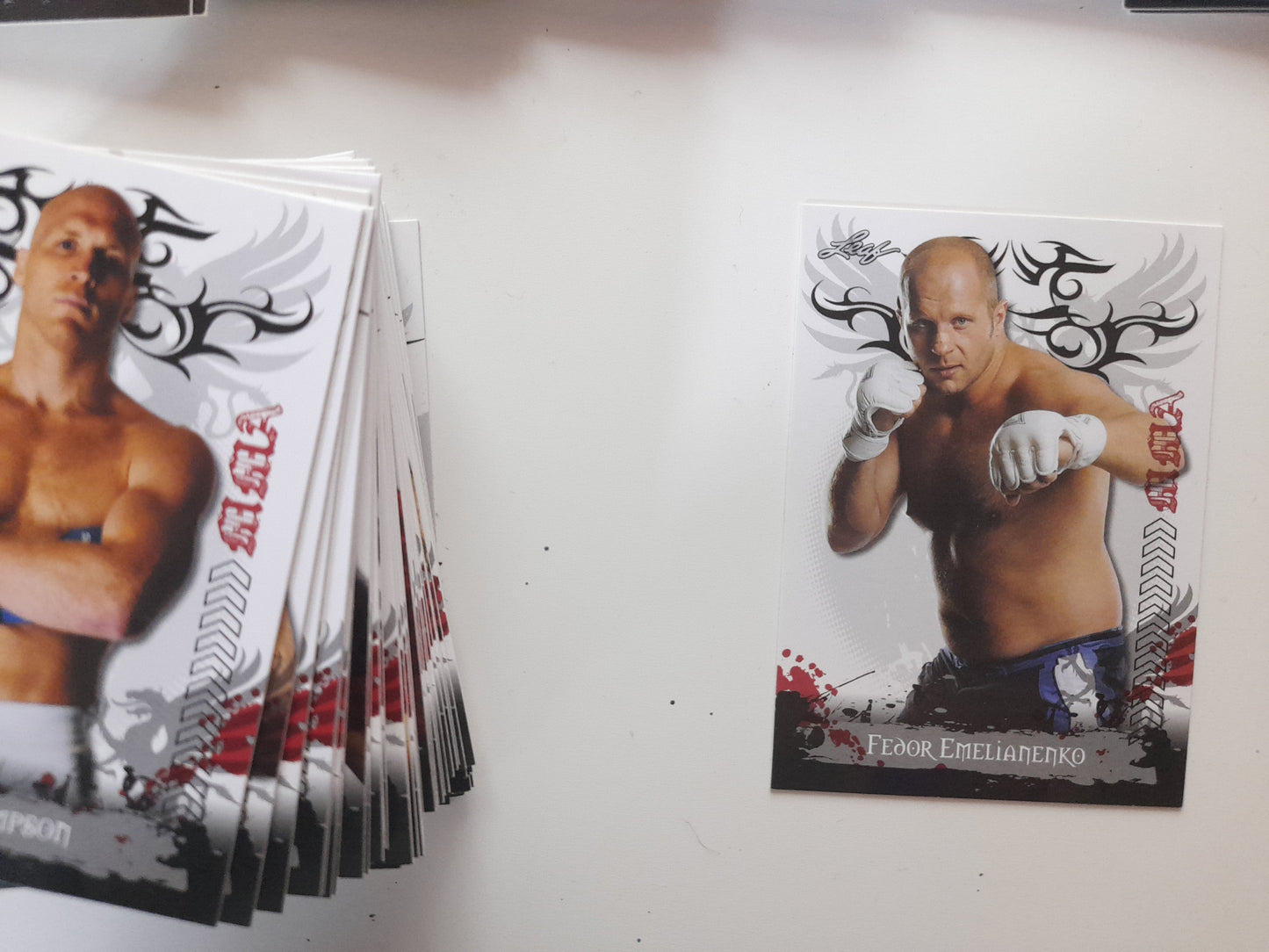 LEAF RAZOR MMA Complete 100x Card Base Set - Official 2010 Leaf MMA Trading Card Set