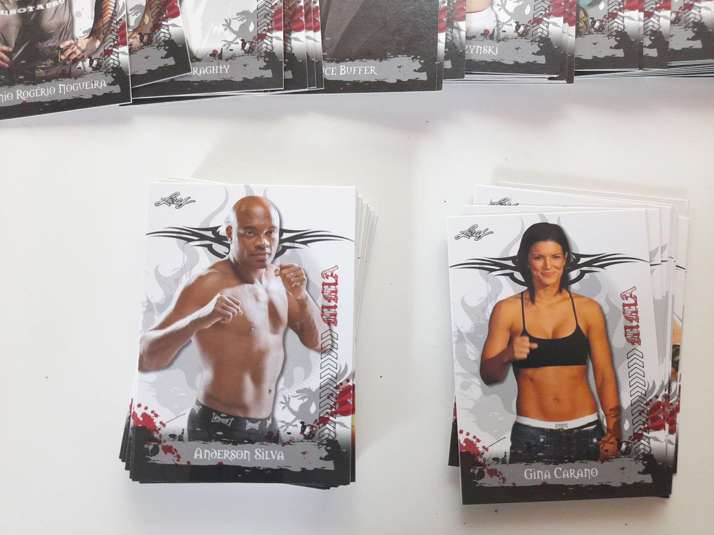 LEAF RAZOR MMA Complete 100x Card Base Set - Official 2010 Leaf MMA Trading Card Set