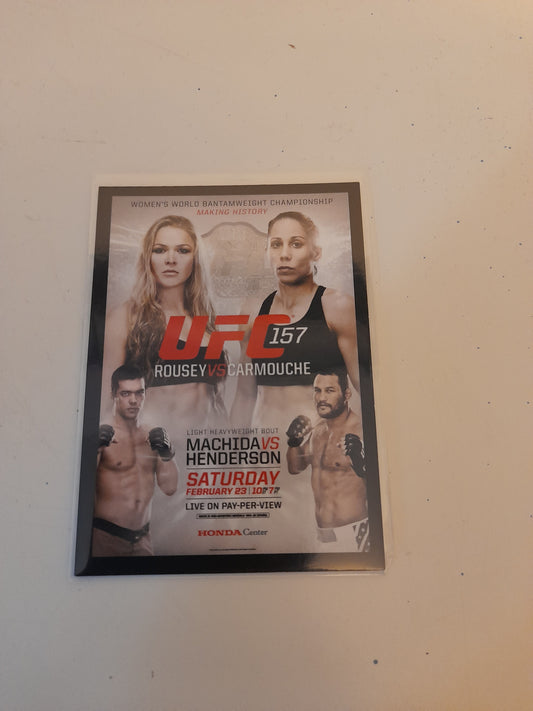 UFC 157 - #FPR-UFC157 - Topps Fight Poster Review 2014 -  Official Trading Card