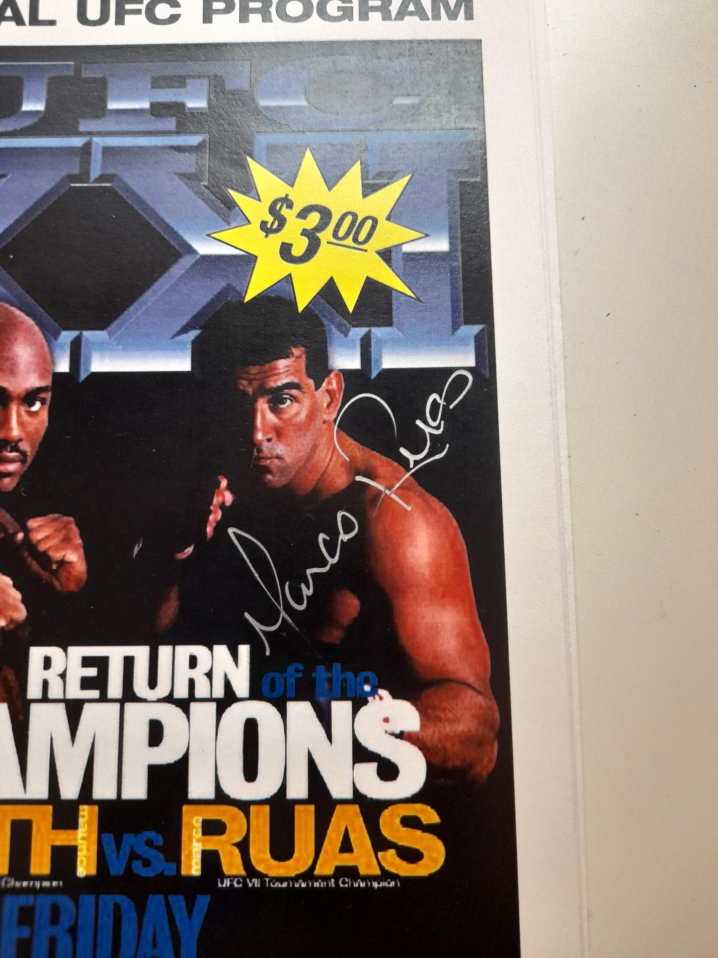 UFC 21 - Return of the Champions (1999) -  Official Event Program [AUTOGRAPHED]