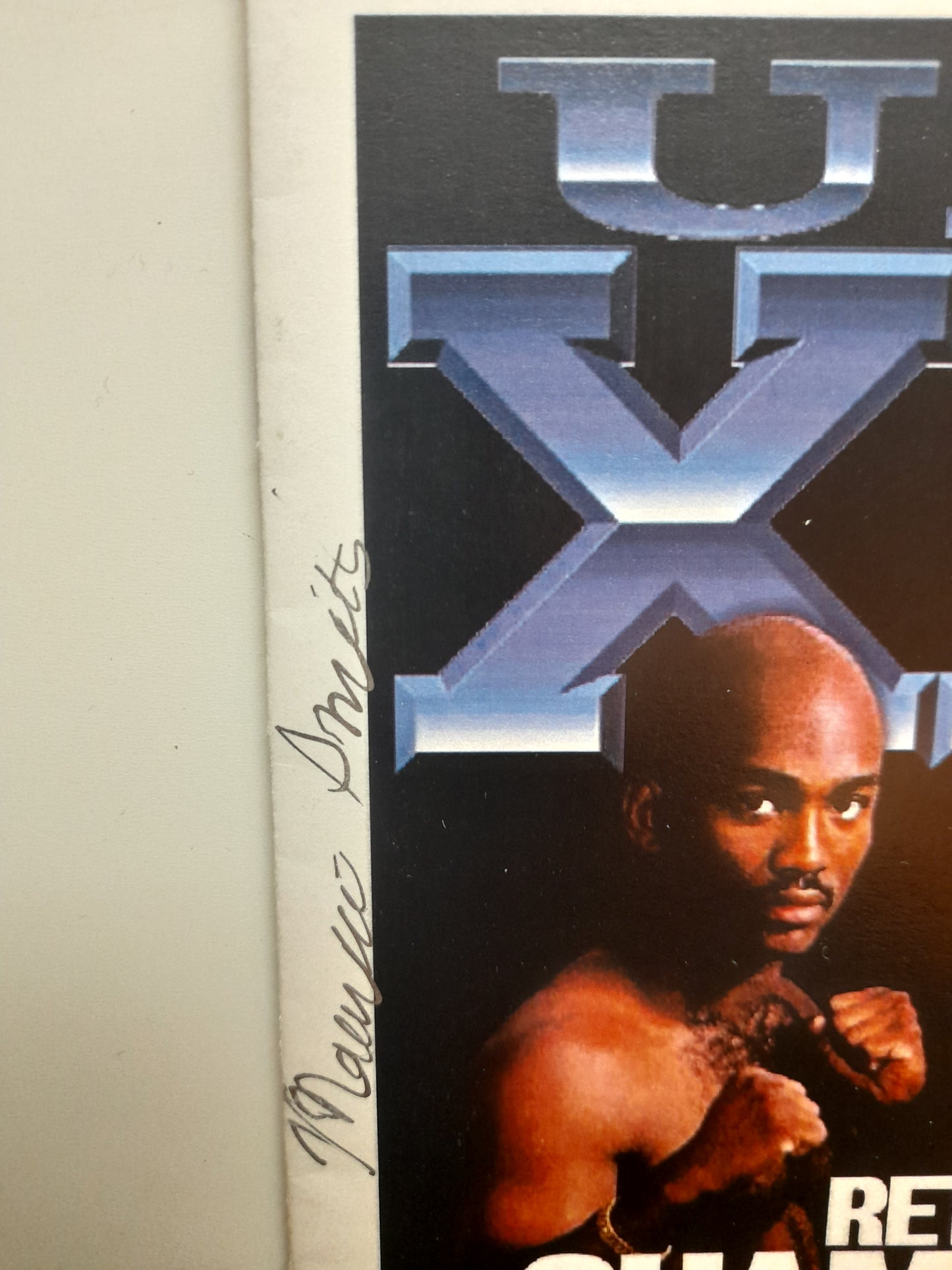 UFC 21 - Return of the Champions (1999) -  Official Event Program [AUTOGRAPHED]