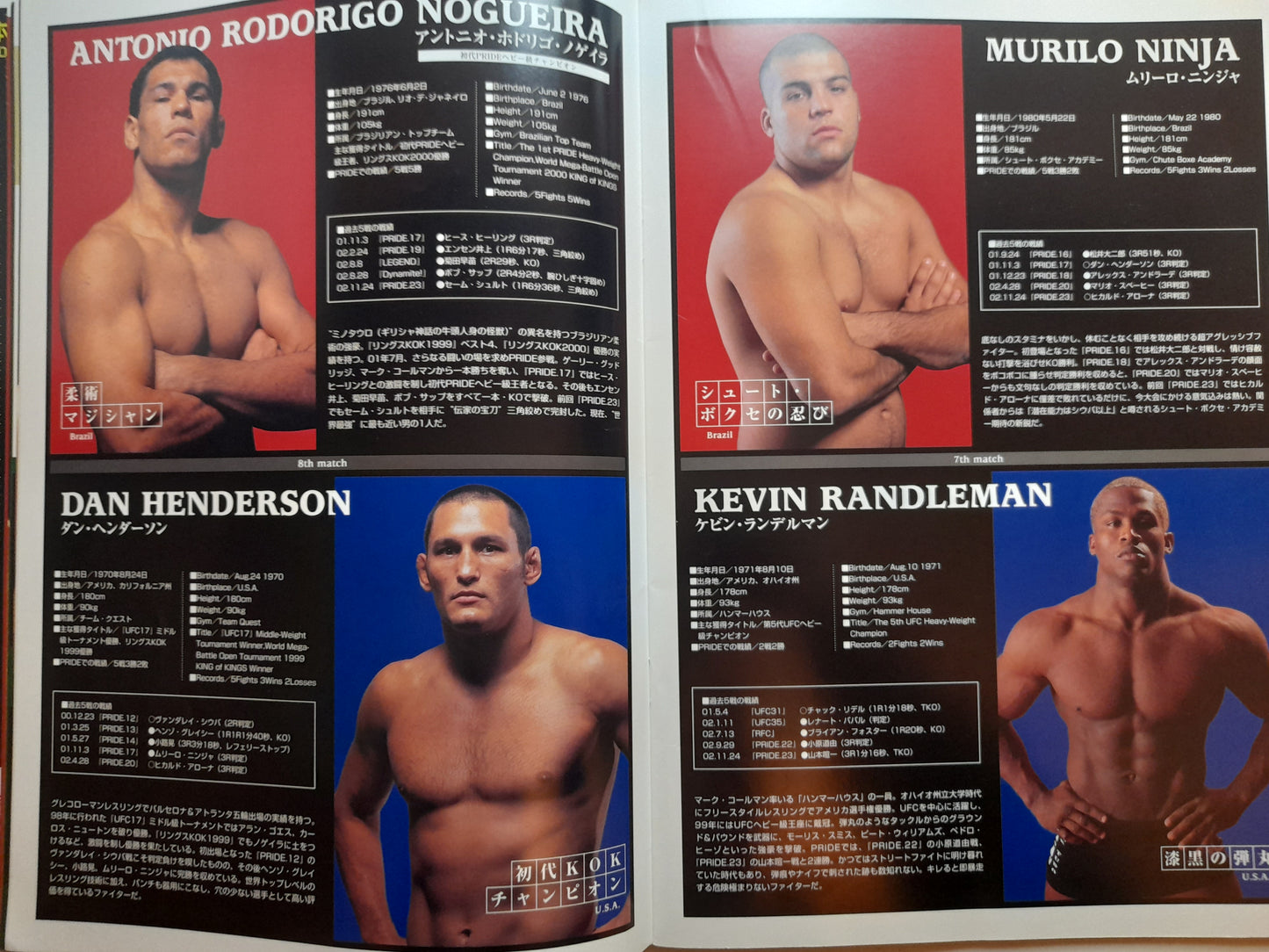 Pride Fighting Championship 24 - Cold Fury 3 (2002) - Official Event Program