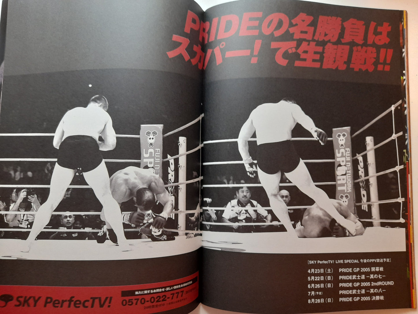 Pride Fighting Championship Bushido 6 (2005) - Official Event Program