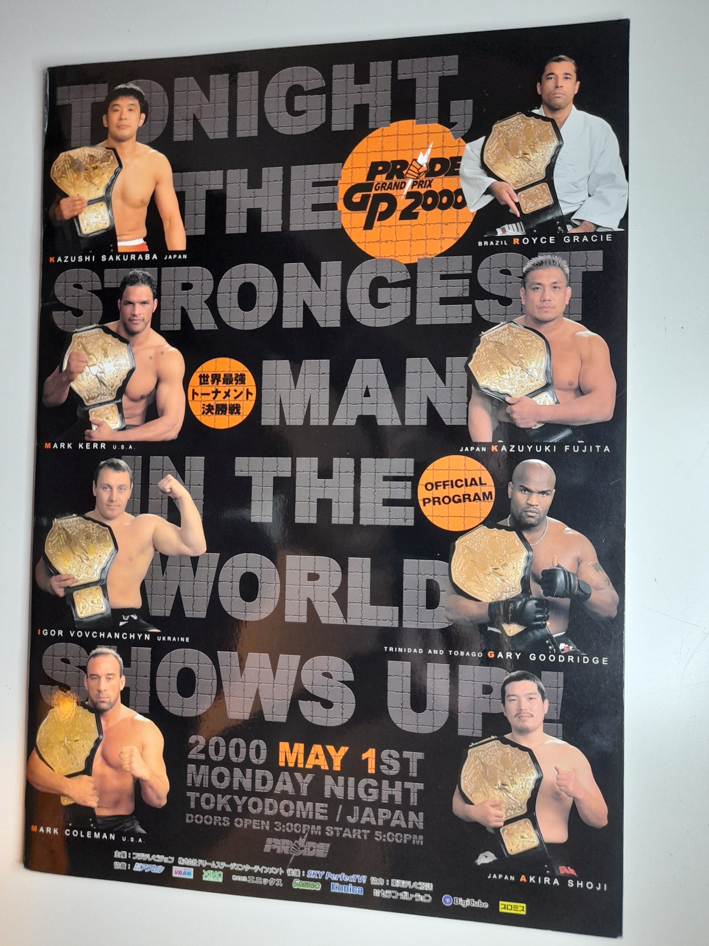 Pride Fighting Championship 2000 GP Final Round - Official Event Program