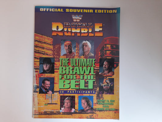 WWF Royal Rumble 1992 - Official Event Program