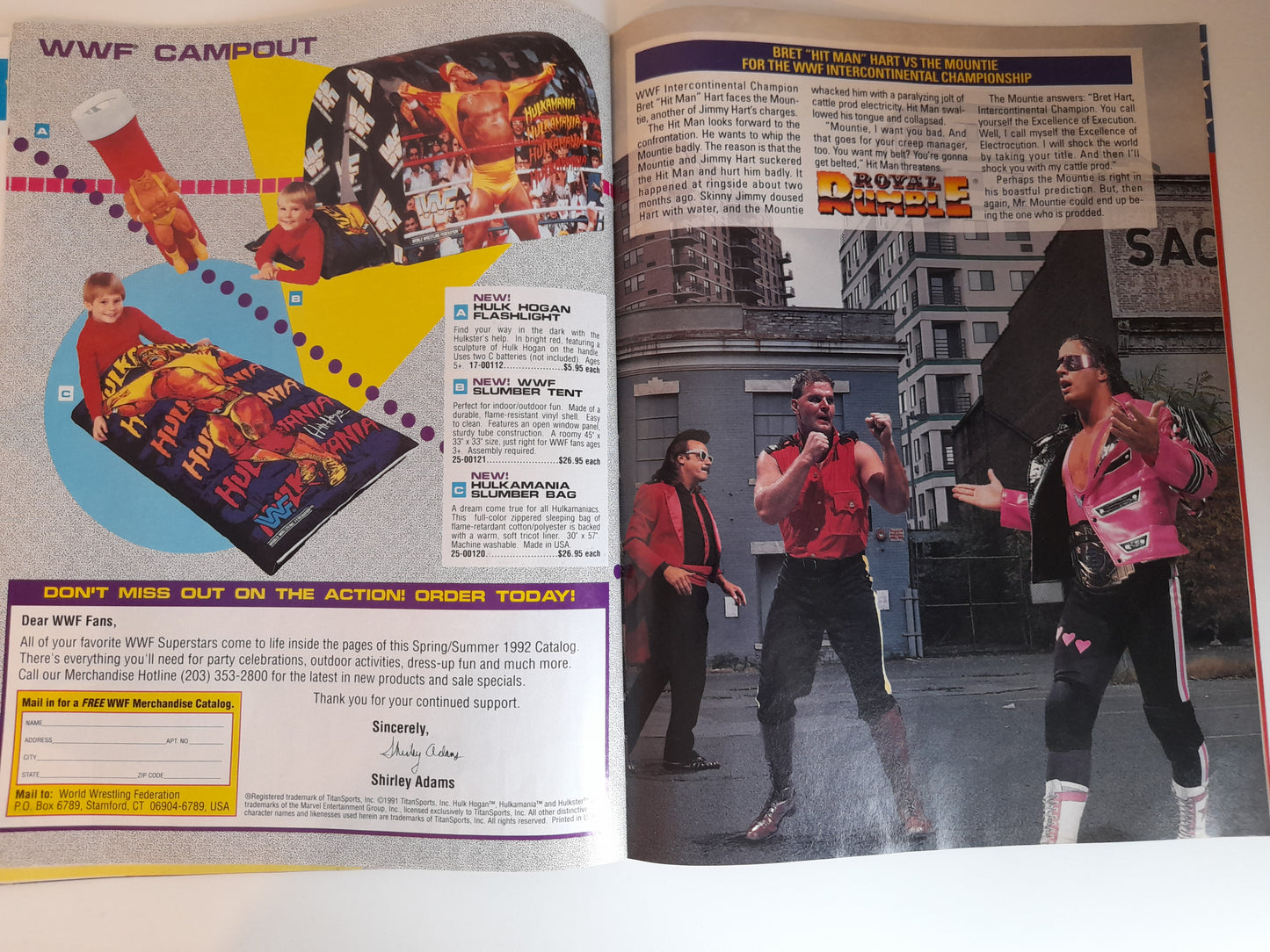 WWF Royal Rumble 1992 - Official Event Program