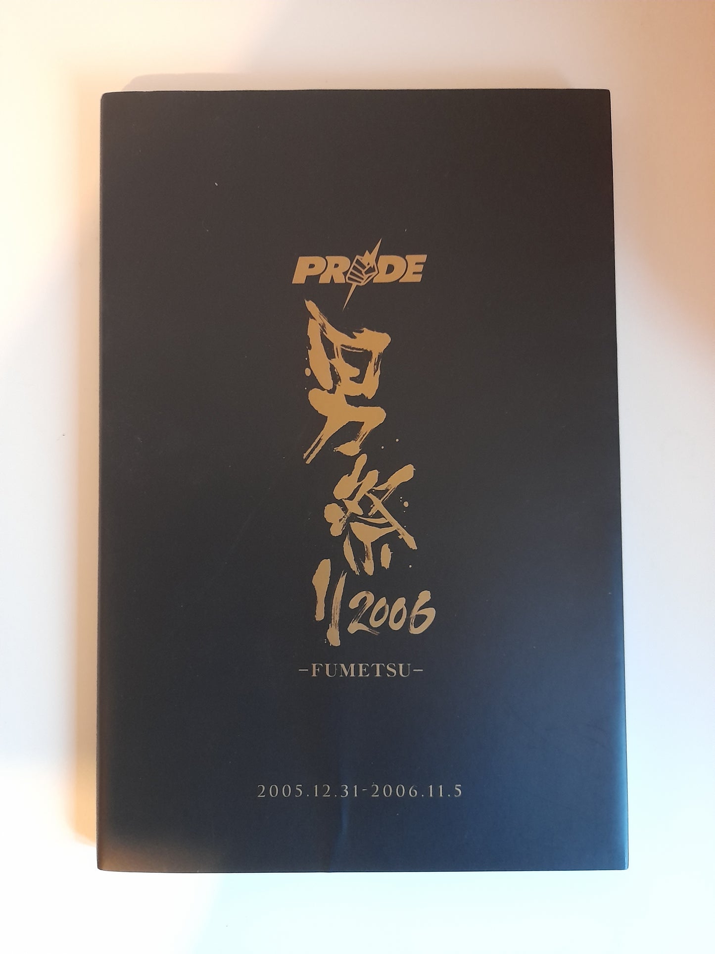 PRIDE Shockwave NYE "Fumetsu" (2006) - Official Event Program