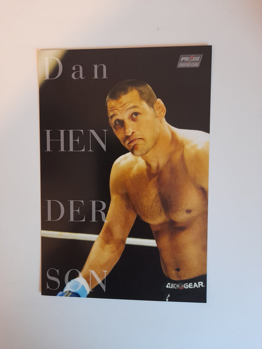 Pride Fighting Championship Shockwave NYE 2004 Postcard - Dan Henderson