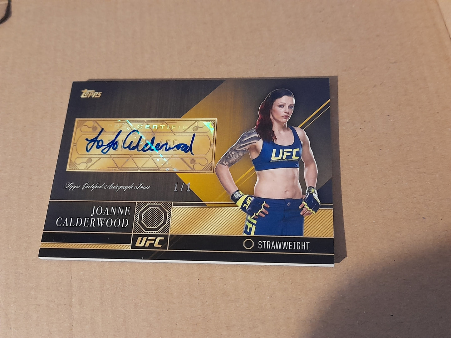 Huge 140+ Card Joanne "Jojo" Calderwood (now Wood) UFC Topps Trading Card Collection 2015-2022