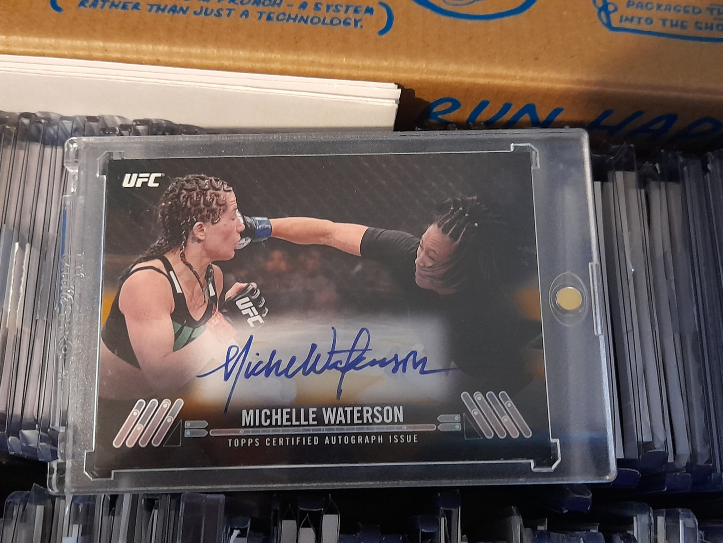 Huge 200+ Card Michelle "Karate Hottie" Waterson UFC Topps Trading Card Collection 2015-2019