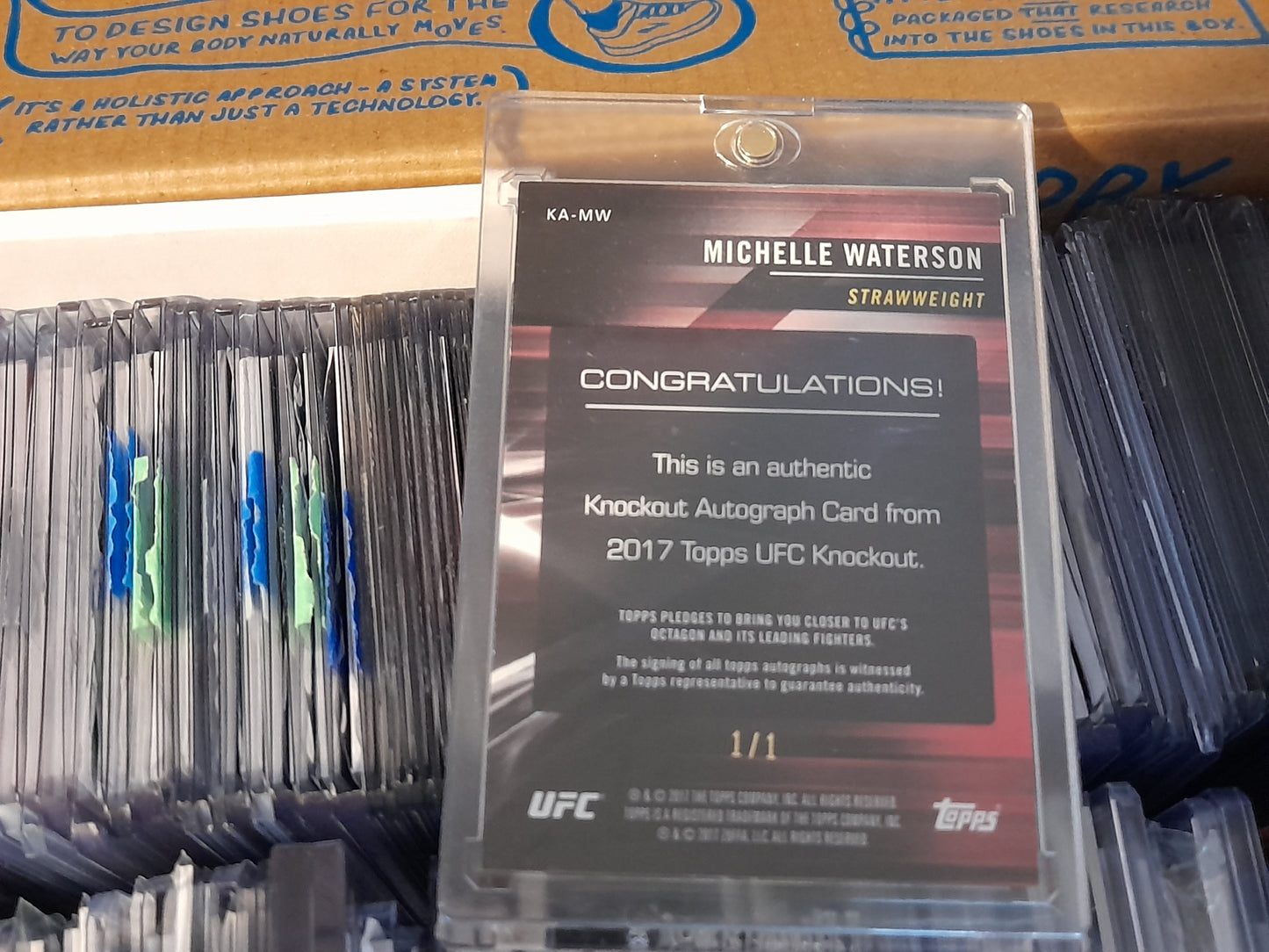 Huge 200+ Card Michelle "Karate Hottie" Waterson UFC Topps Trading Card Collection 2015-2019