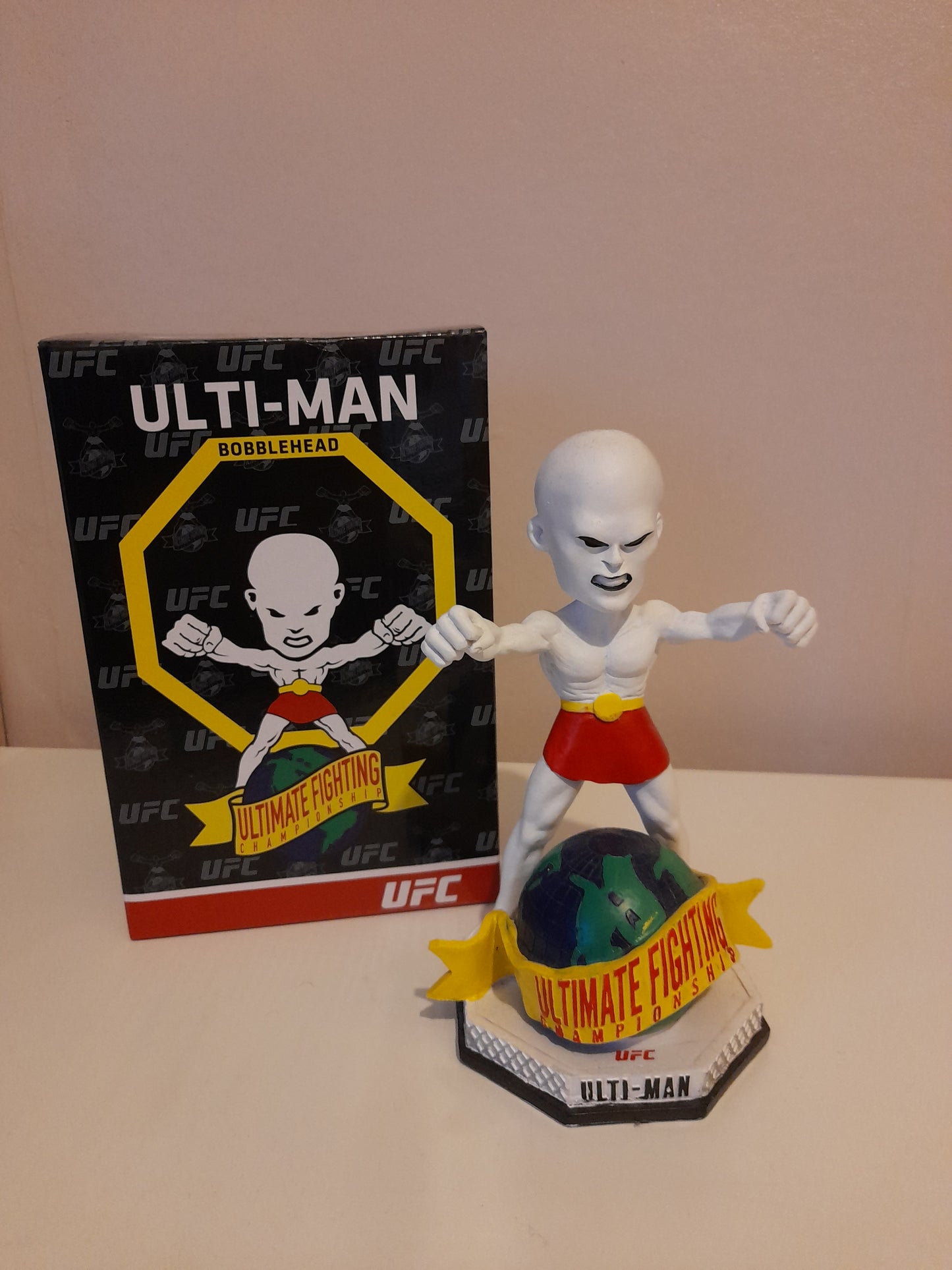 "ULTI-MAN" Old School UFC Mascot - Boxed Official UFC Bobblehead