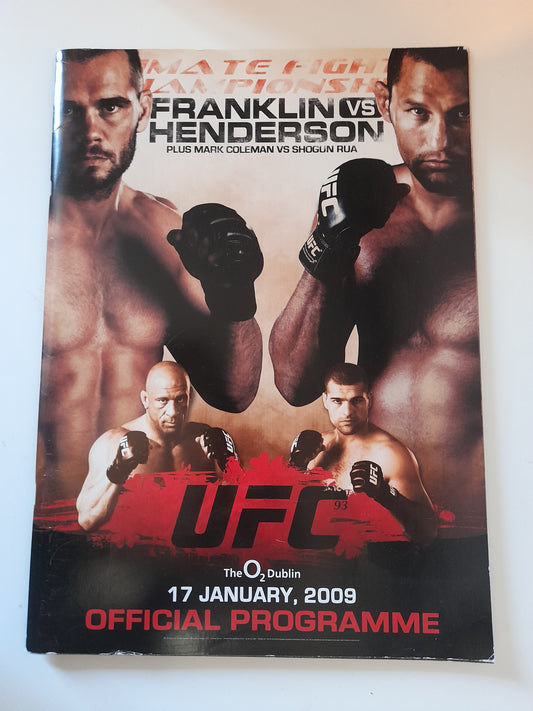 UFC 93 - Franklin Vs Henderson - Official Event Program (2009)