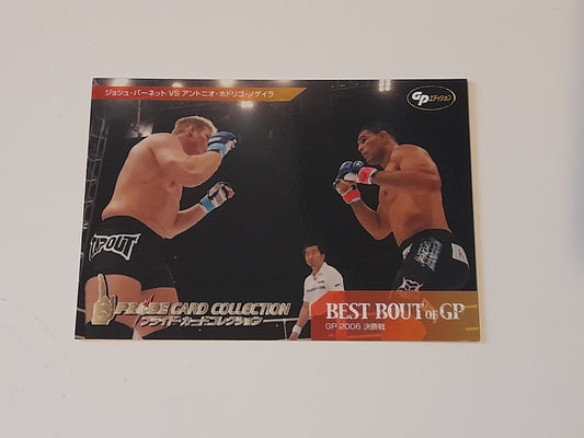 Pride FC DSE 2006 Official Trading Card - Best Bouts - #084 Barnett vs Big Nog