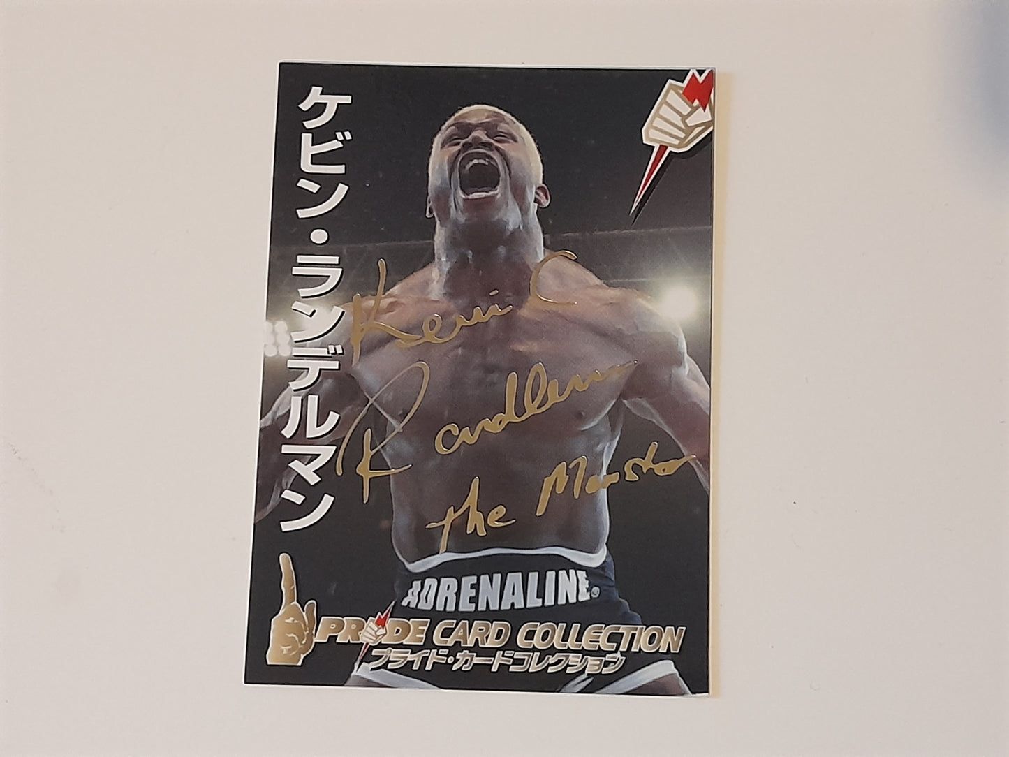 Pride FC DSE 2006 Official Trading Card - Gold Autograph card - #128 Kevin Randleman