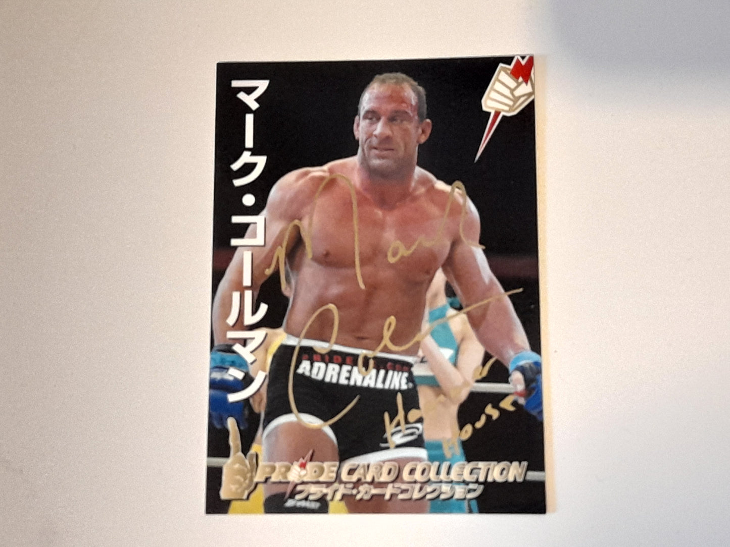 Pride FC DSE 2006 Official Trading Card - Gold Autograph card - #134 Mark Coleman