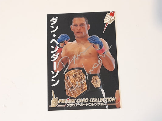 Pride FC DSE 2006 Official Trading Card - Silver Autograph card - #132 Dan Henderson