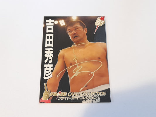 Pride FC DSE 2006 Official Trading Card - Gold Autograph card - #135 Hidehiko Yoshida