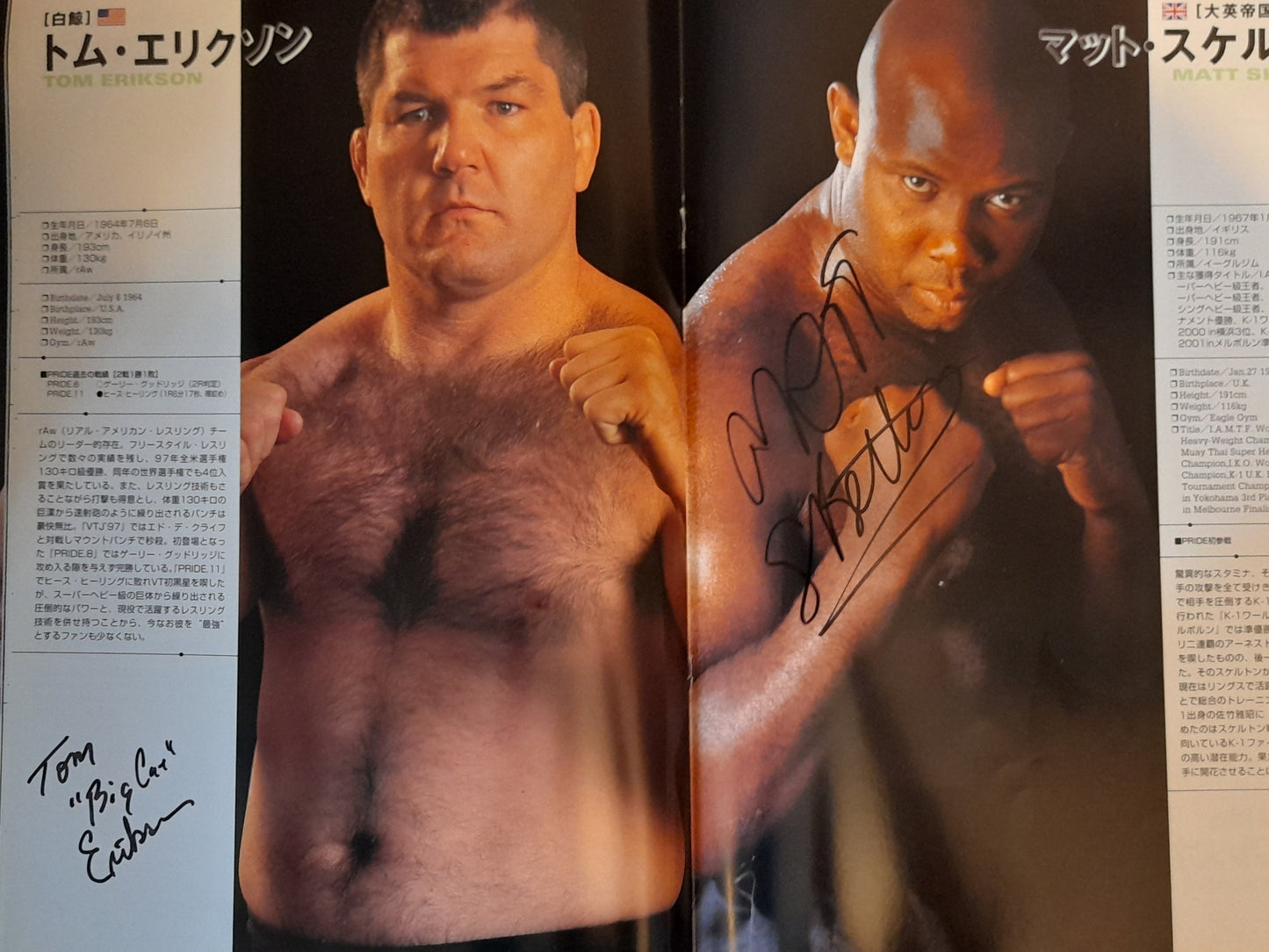 Pride Fighting Championship 17 - Championship Chaos (2001) - Official Event Program [8x AUTOGRAPHED]