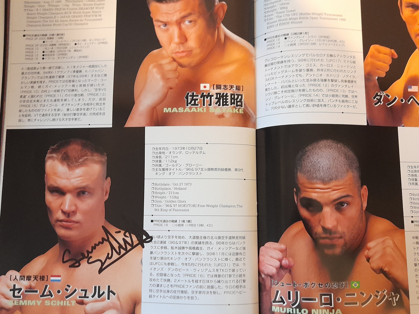 Pride Fighting Championship 17 - Championship Chaos (2001) - Official Event Program [8x AUTOGRAPHED]