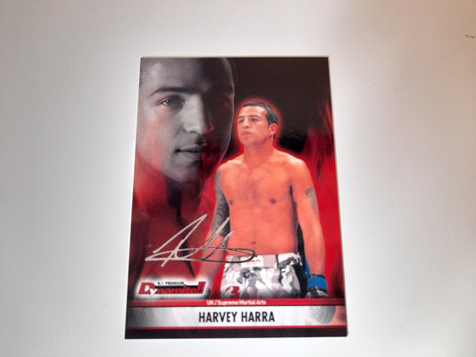 Harvey Harra #09 - Silver Autograph Card #10/70 - Epoch K-1 Premium Dynamite!! 2008 Official Trading Cards