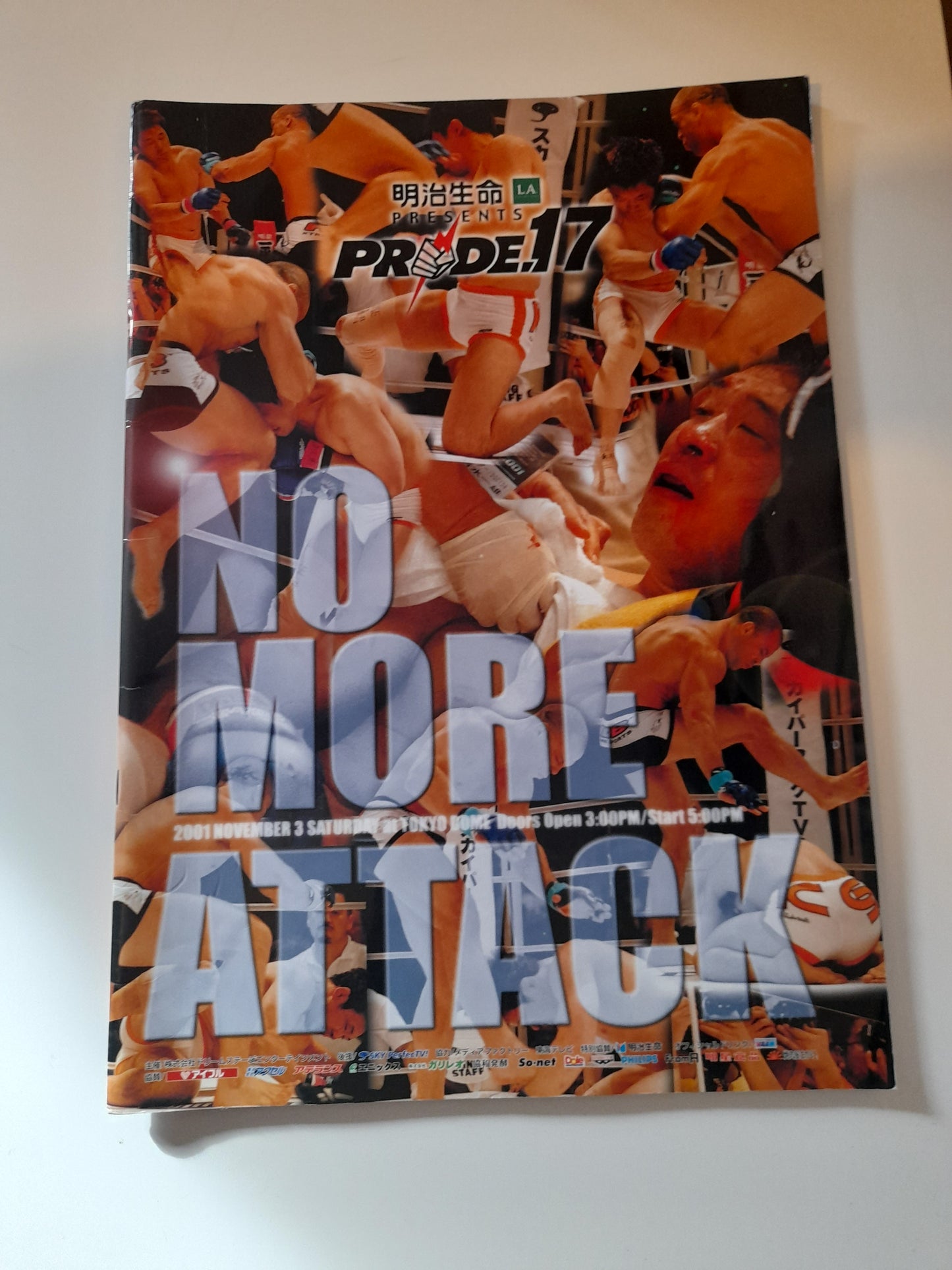 Pride Fighting Championship 17 - Championship Chaos (2001) - Official Event Program [AUTOGRAPHED]