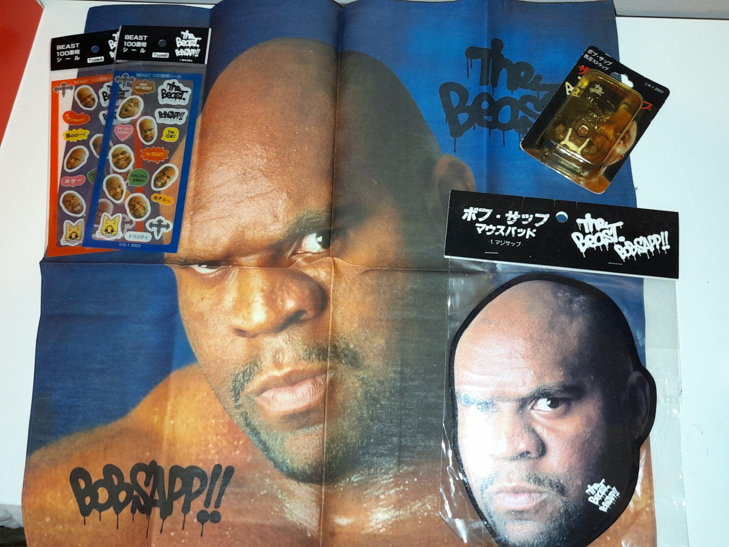 Bob "The Beast" Sapp Memorabilia Flag, Keychain, Stickers, Mousepad Bundle [SALE]