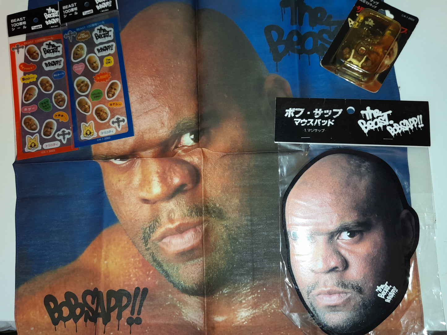 Bob "The Beast" Sapp Memorabilia Flag, Keychain, Stickers, Mousepad Bundle [SALE]