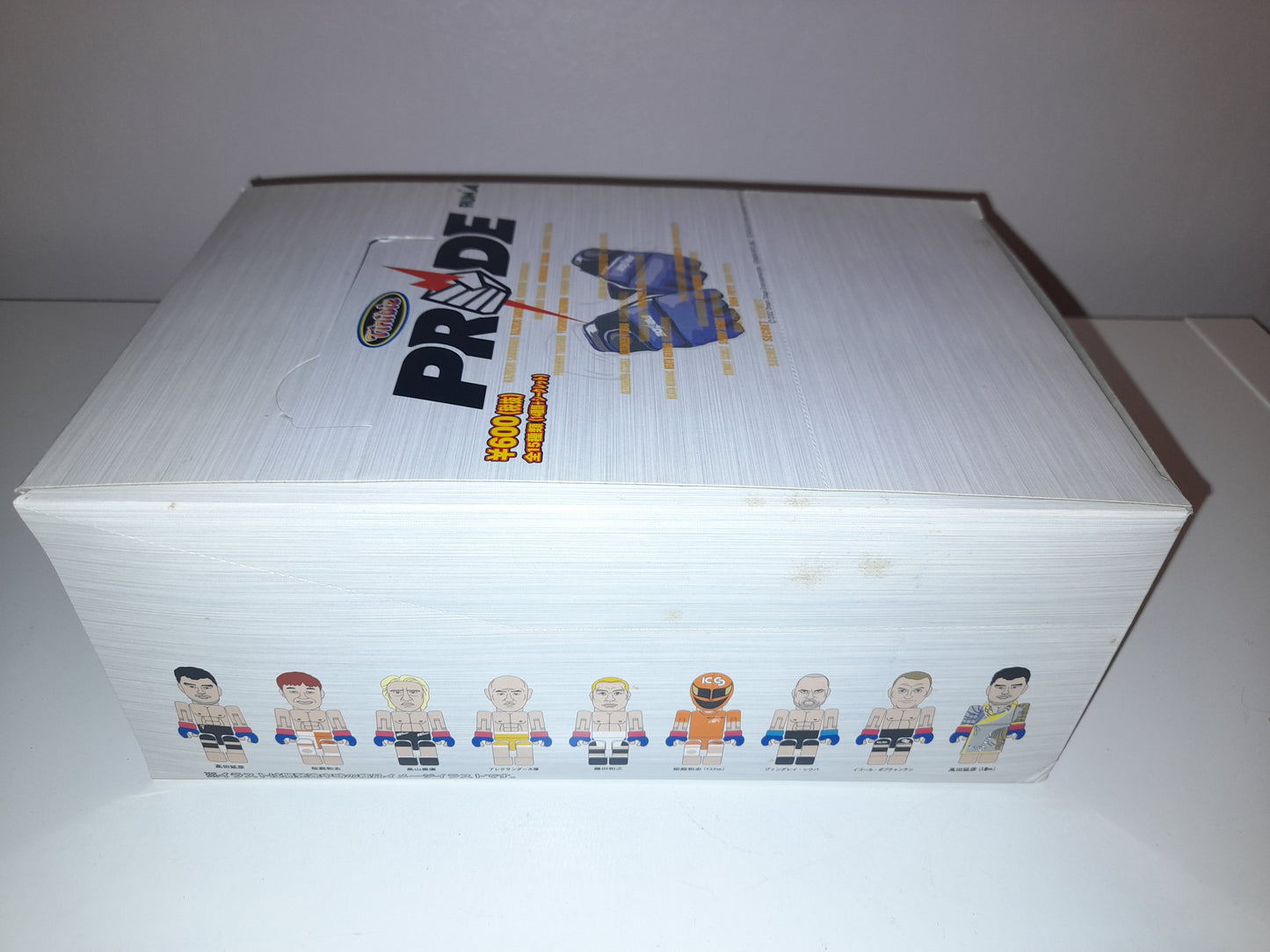 8x Official DSE PRIDE FC Tinybiz RUN'A Individually boxed Mini Figures in Countertop box