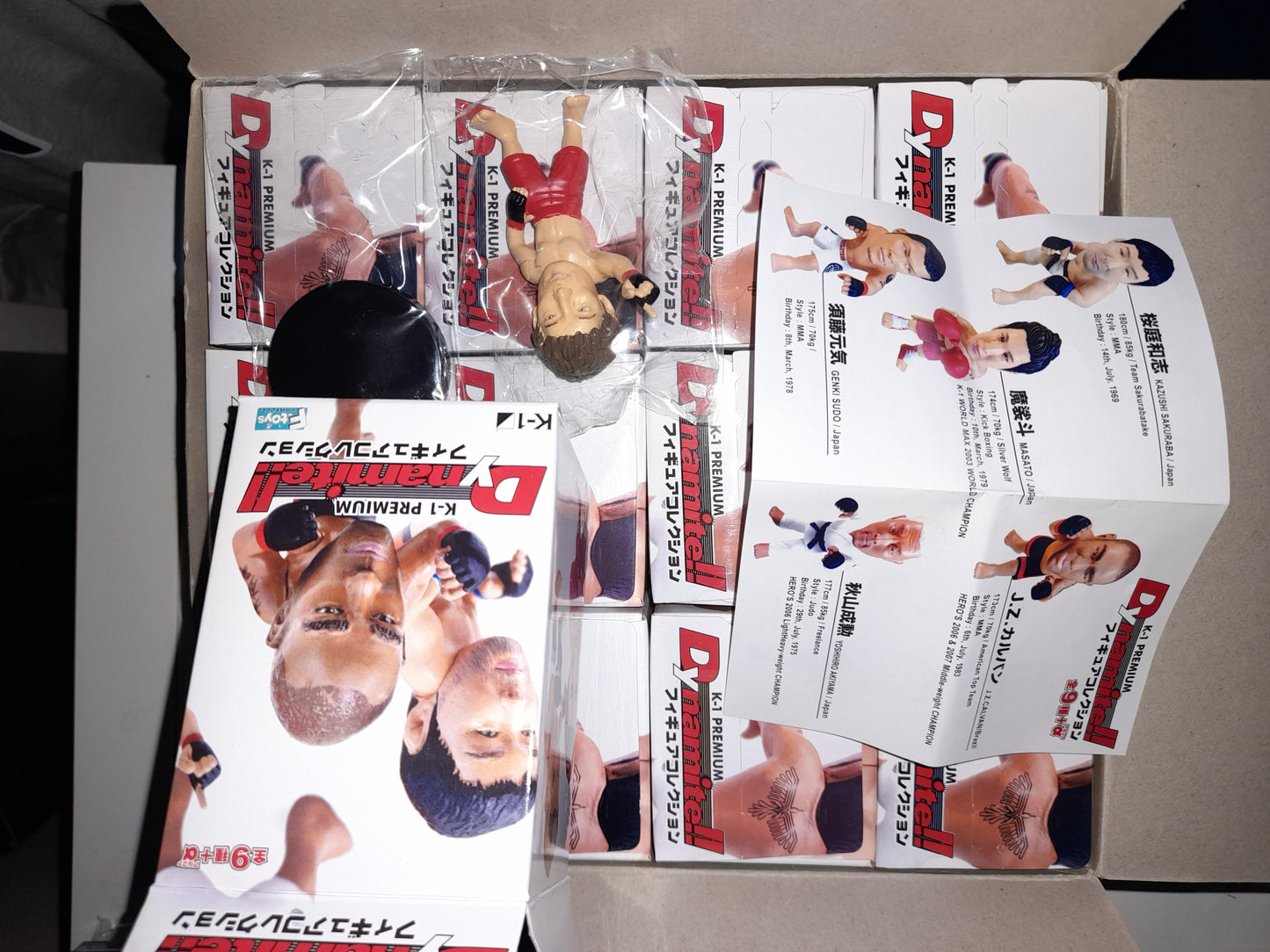 Complete Box of 12x K-1 Premium Dynamite MMA Boxed Mini Figures