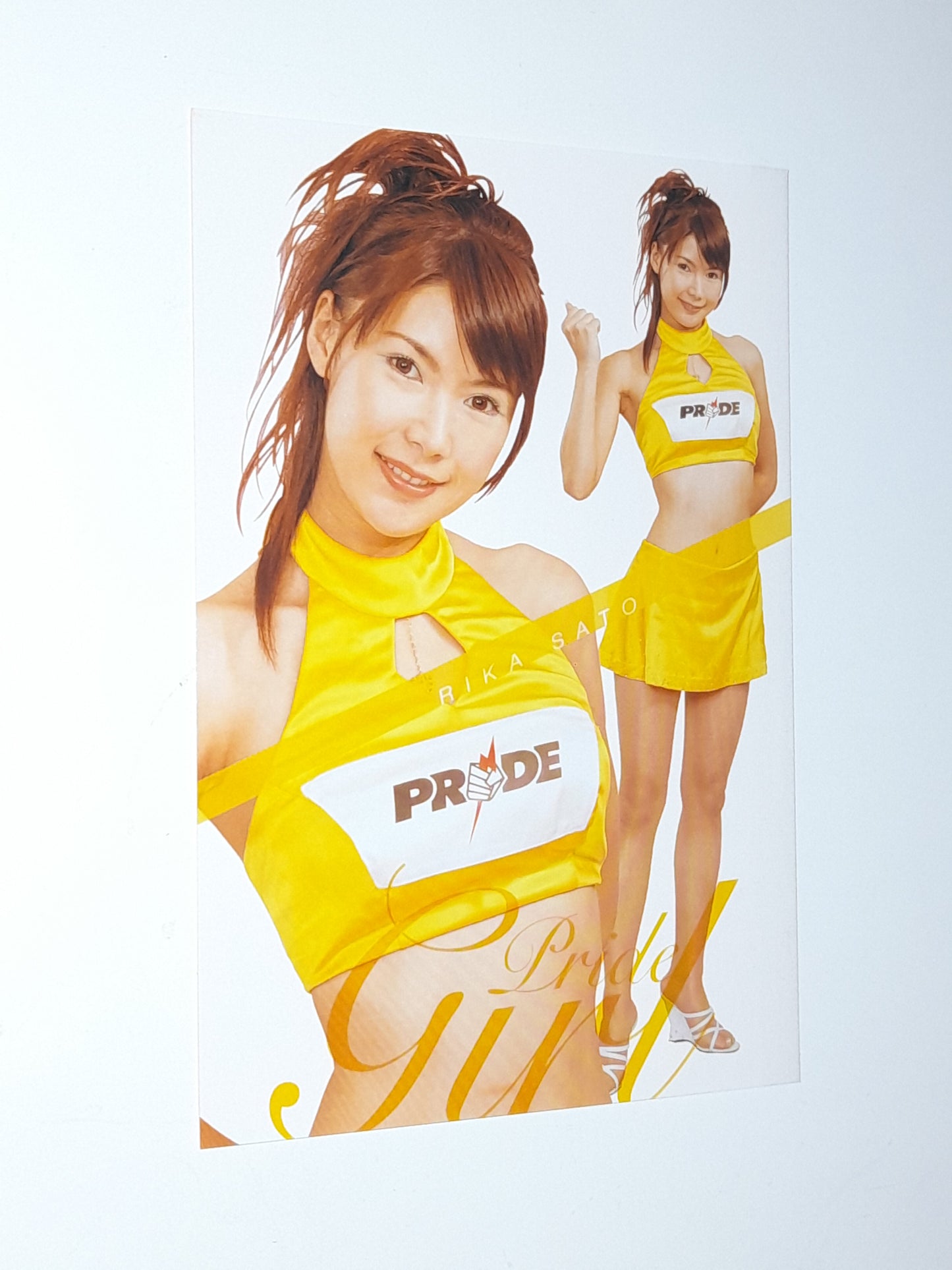 Pride Fighting Championship Shockwave NYE 2004 Postcard - Ring Girl Rika Sato