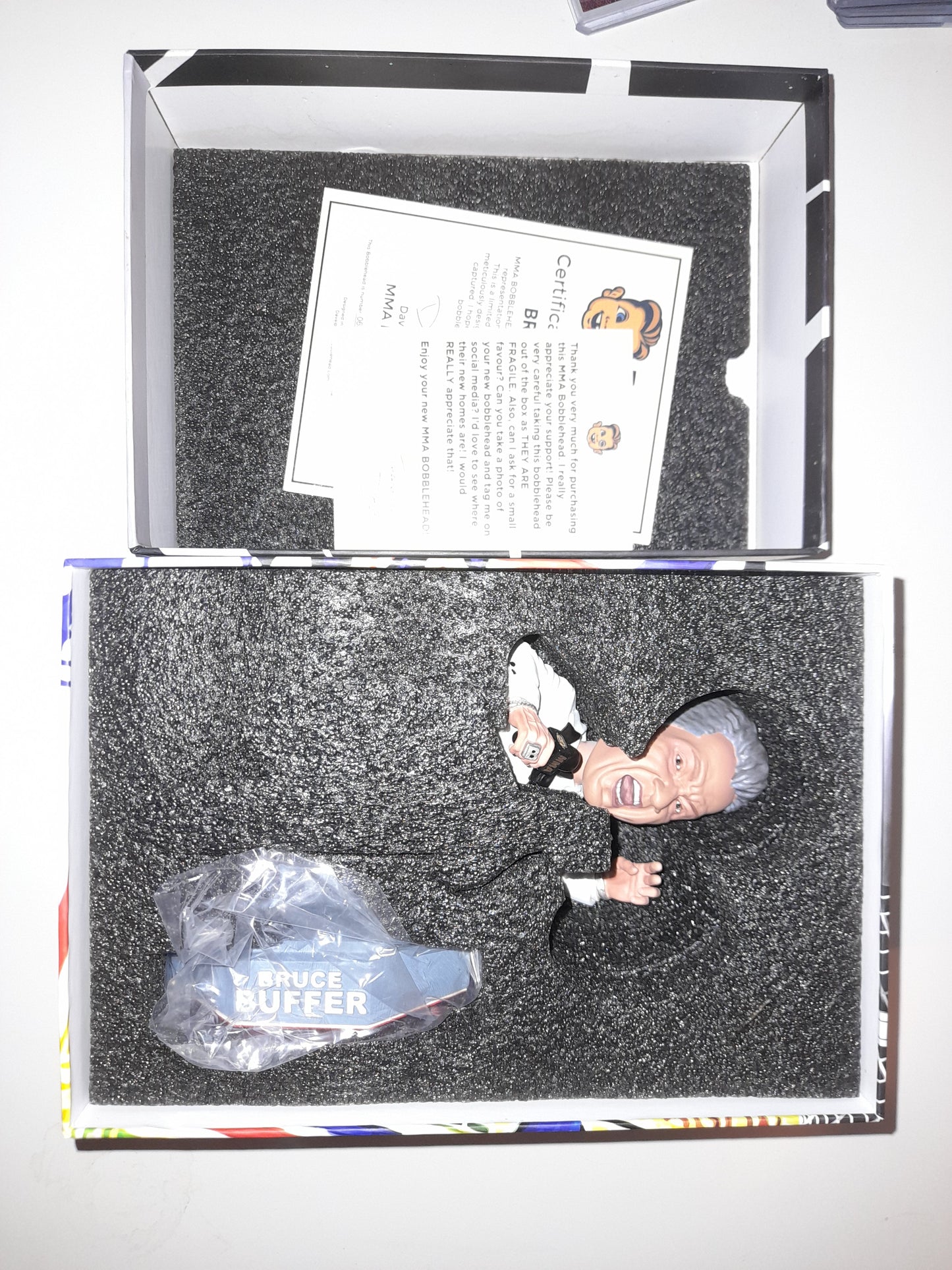 Bruce Buffer - Boxed Deluxe Hand Painted Limited Edition Audio Bobblehead