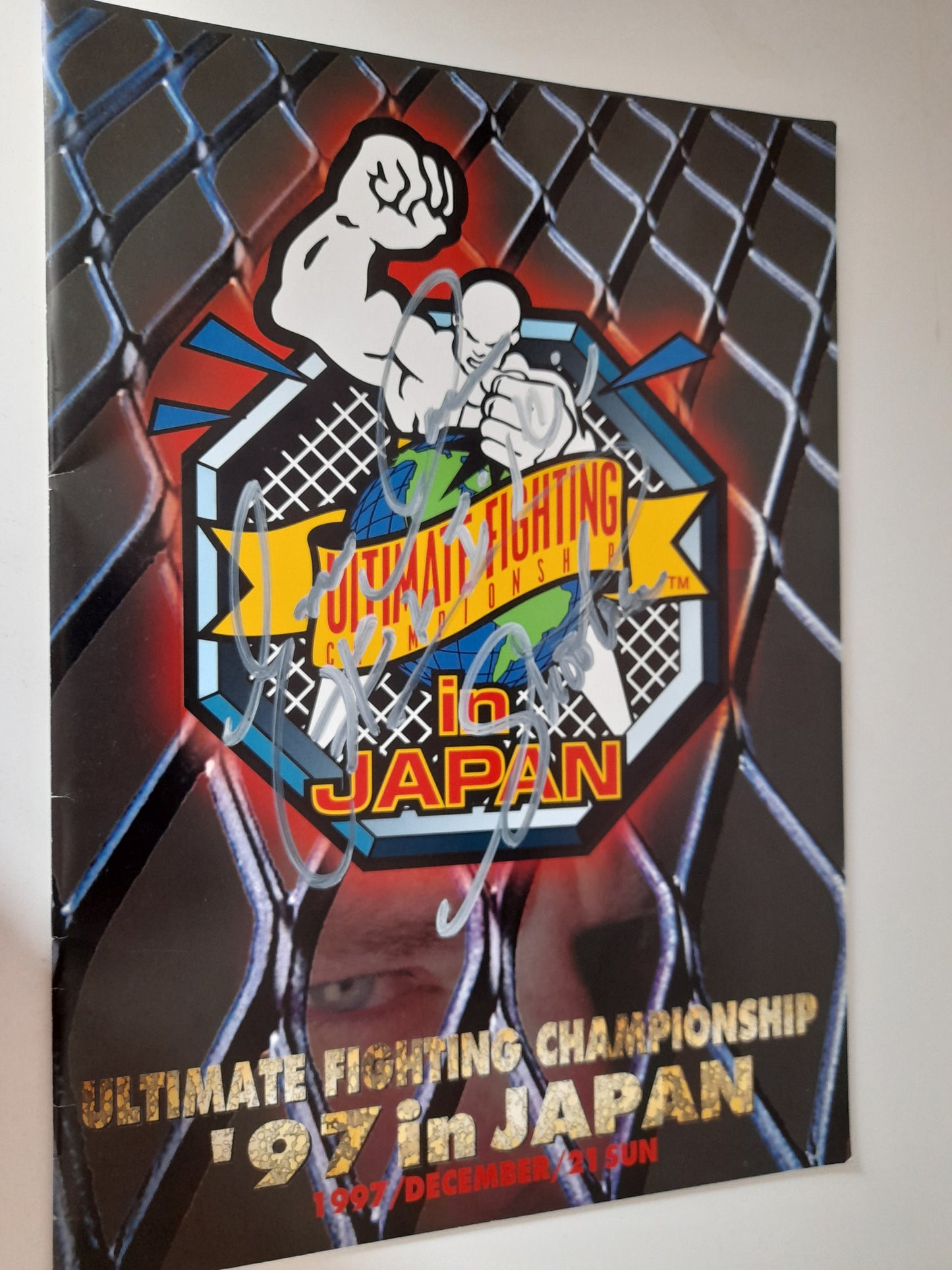 UFC 15.5 - Ultimate Japan 1 (1997) - Official Event Program [AUTOGRAPHED]