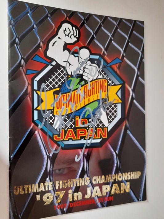 UFC 15.5 - Ultimate Japan 1 (1997) - Official Event Program [AUTOGRAPHED]