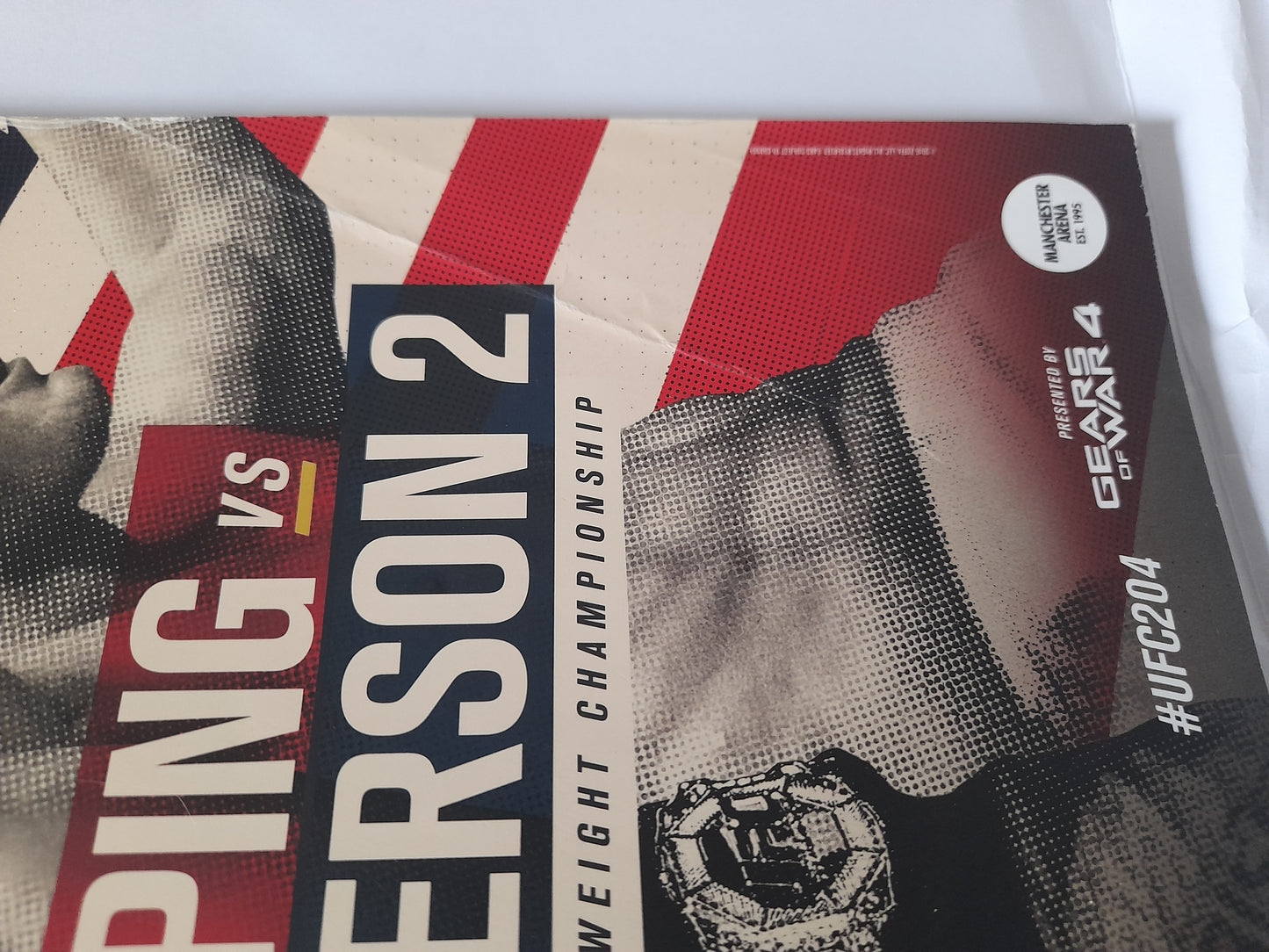 UFC 204 - Bisping Vs Henderson 2 (2016) - Official Event Program (UK) [Damaged]