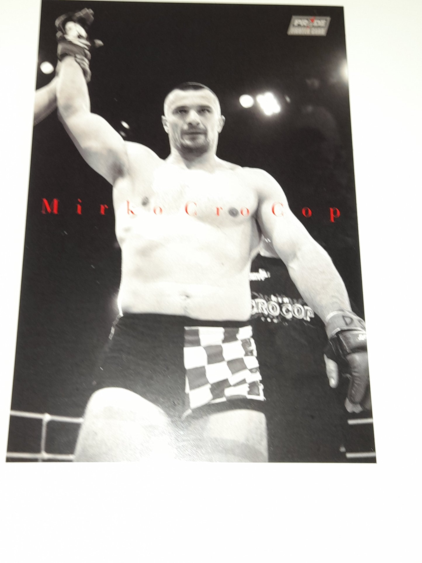 Pride Fighting Championship Shockwave NYE 2004 Postcard - Mirko Crocop