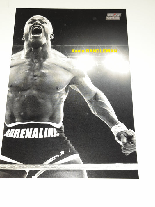 Pride Fighting Championship Shockwave NYE 2004 Postcard - Kevin Randleman