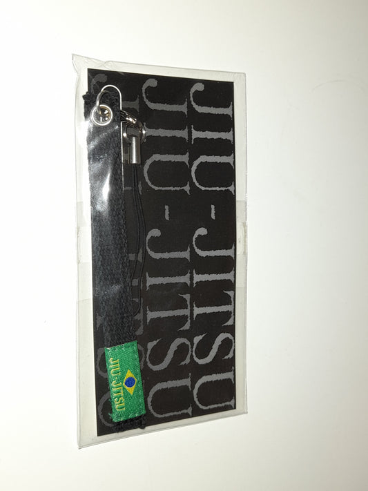 Jiu-Jitsu BJJ Black Belt Keyring / Keychain - Brazil (Brand New)