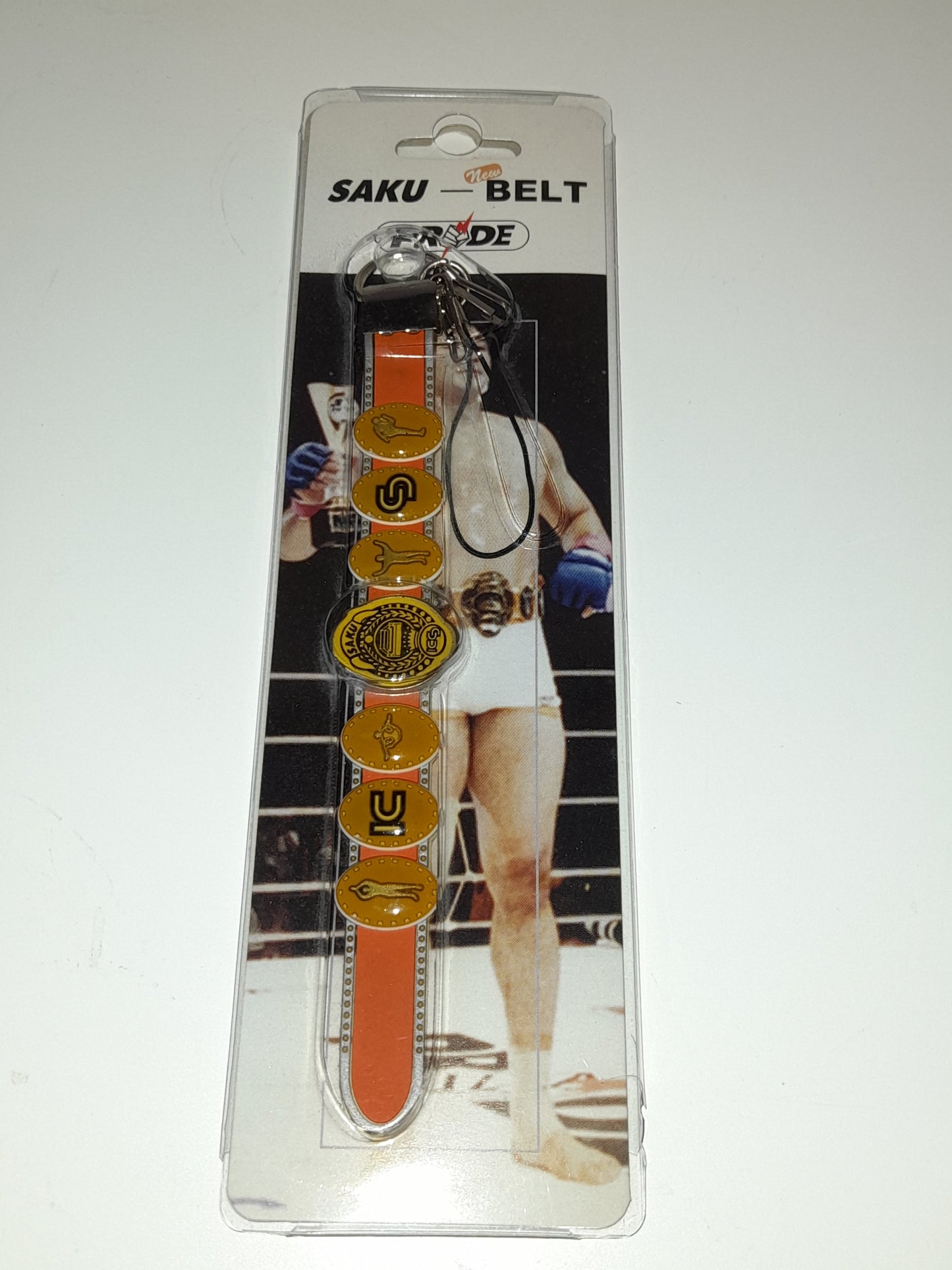 Official Takada Dojo Kazushi Sakuraba Belt Keyring / Keychain