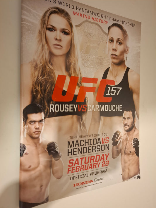 UFC 157 Rousey vs Carmouche - 1st Women's Fight (2013) - Official Event Program